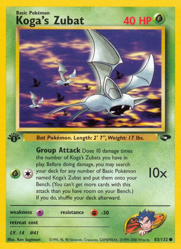 Koga's Zubat (83/132) [Gym Challenge Unlimited]