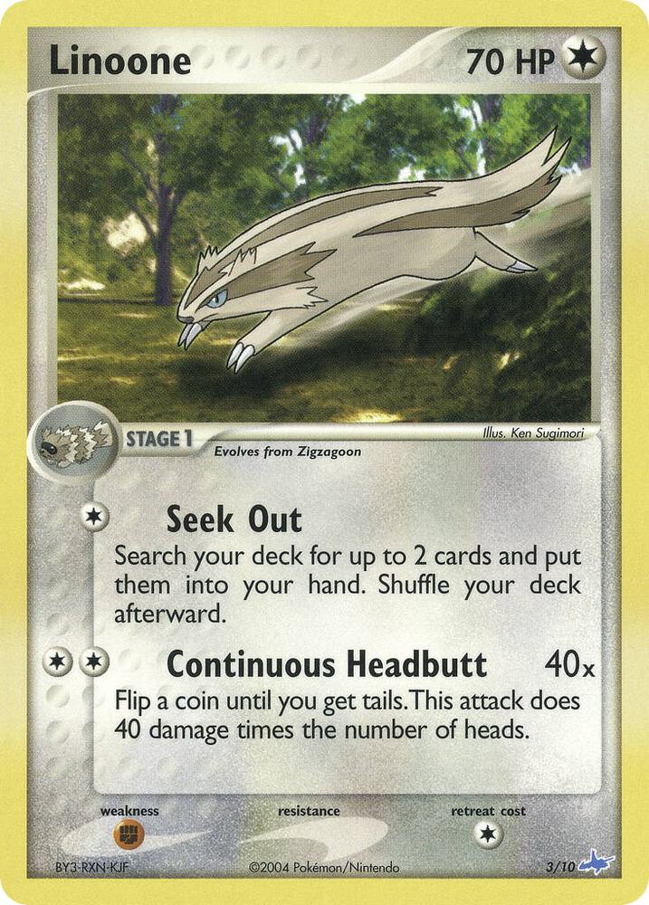 Linoone (3/10) [EX: Trainer Kit - Latios]