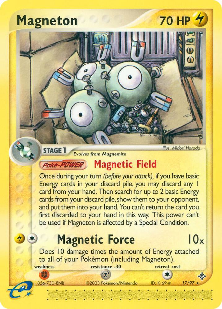 Magneton (17/97) [EX: Dragon]
