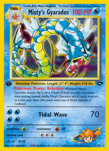 Misty's Gyarados (13/132) [Gym Challenge Unlimited]