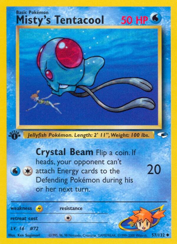 Misty's Tentacool (57/132) [Gym Heroes Unlimited]