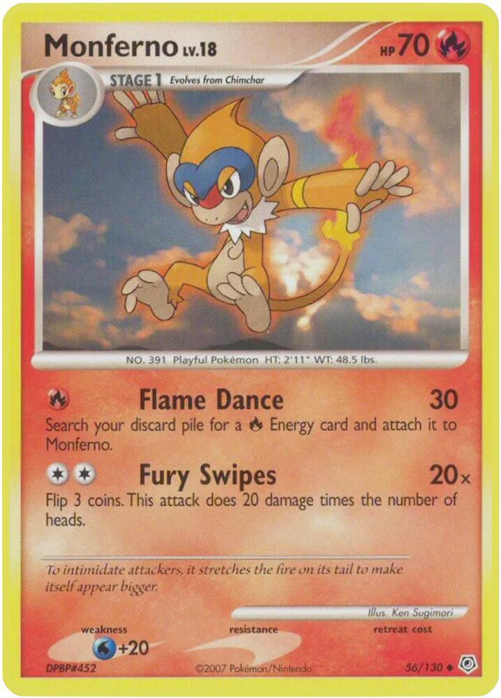 Monferno (56/130) [Diamond & Pearl: Base Set]