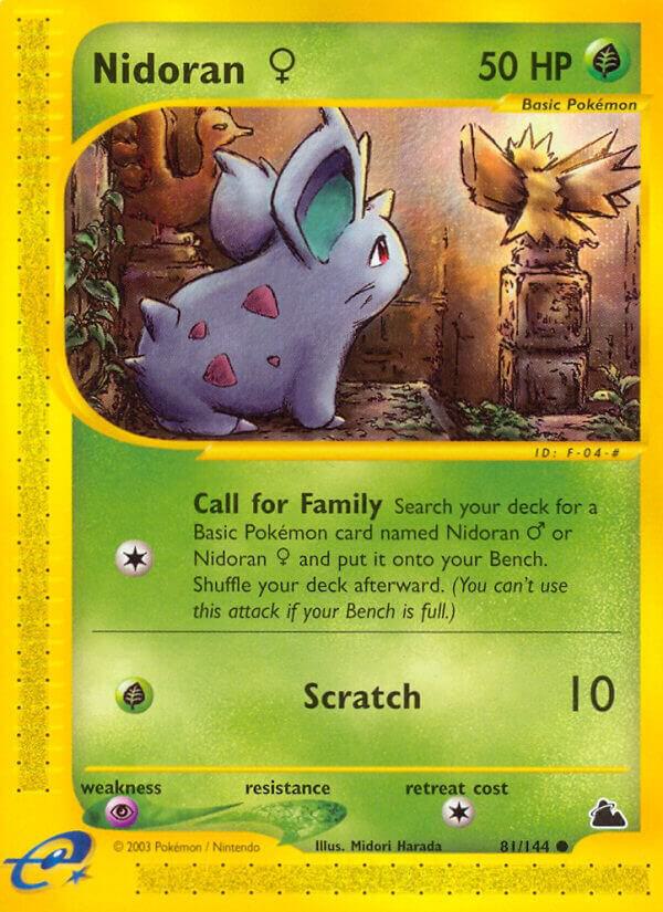 Nidoran (81/144) (Female) [Skyridge]