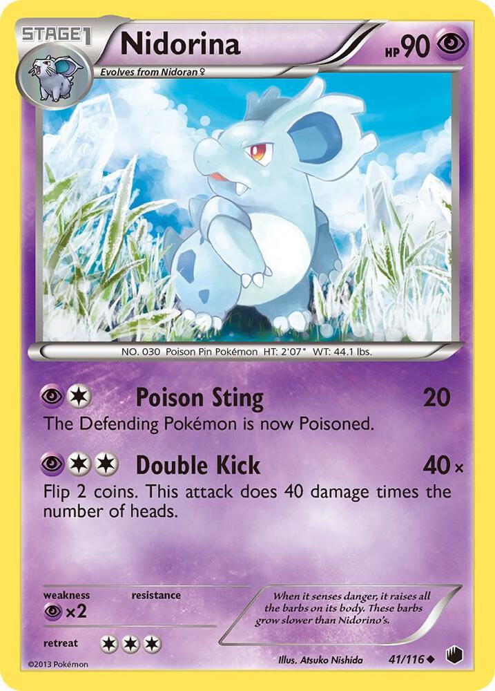 Nidorina (41/116) [Black & White: Plasma Freeze]