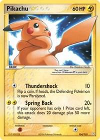 Pikachu Star (104/110) [EX: Holon Phantoms]