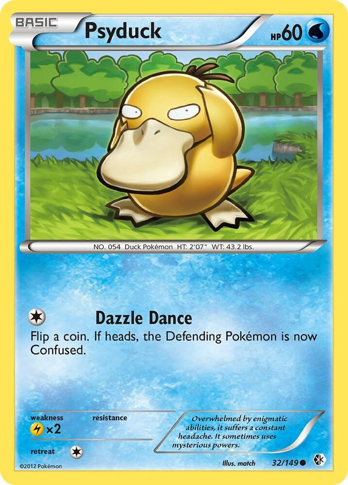 Psyduck (32/149) [Black & White: Boundaries Crossed]