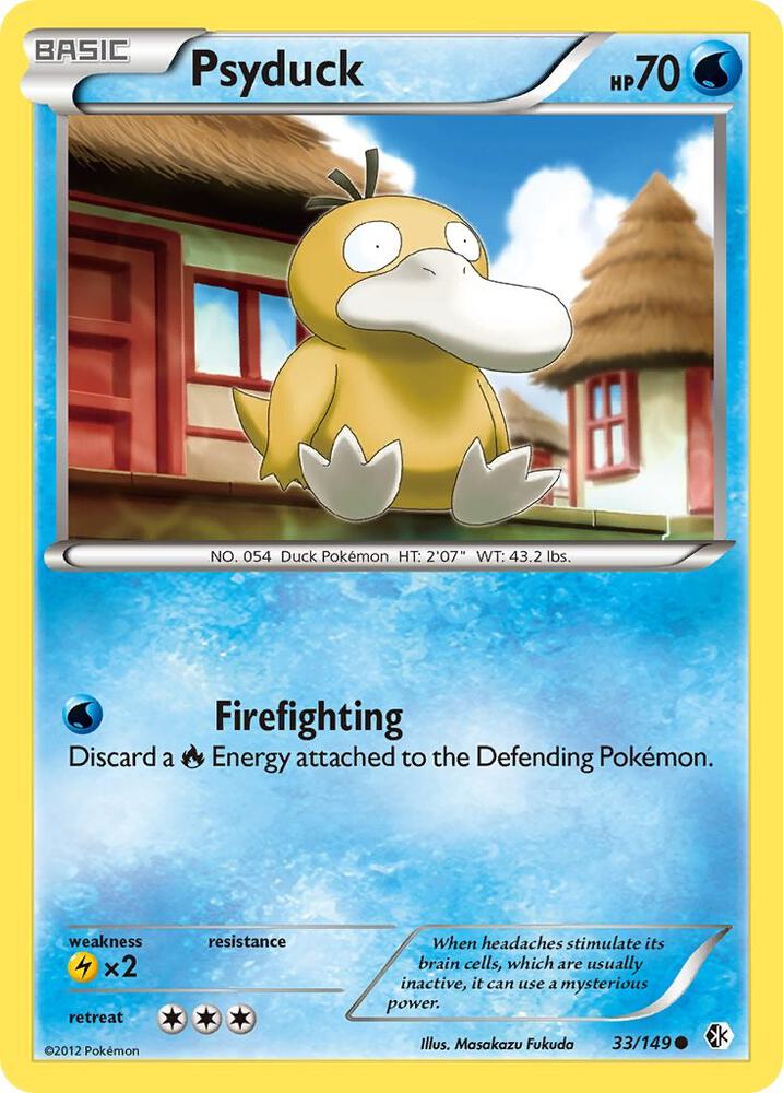 Psyduck (33/149) [Black & White: Boundaries Crossed]