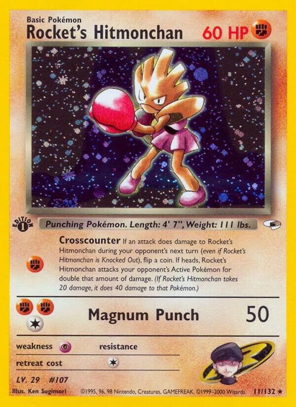Rocket's Hitmonchan (11/132) [Gym Heroes Unlimited]