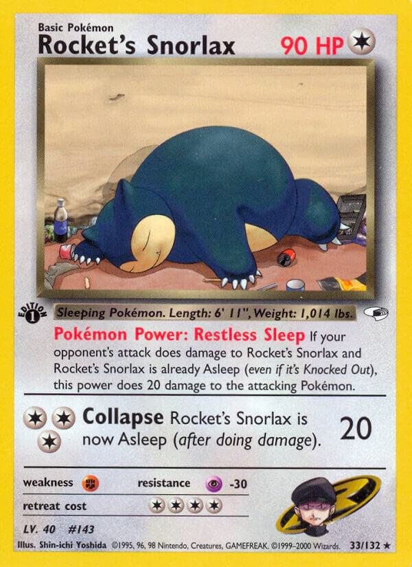 Rocket's Snorlax (33/132) [Gym Heroes Unlimited]