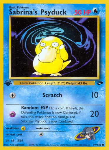 Sabrina's Psyduck (99/132) [Gym Challenge Unlimited]