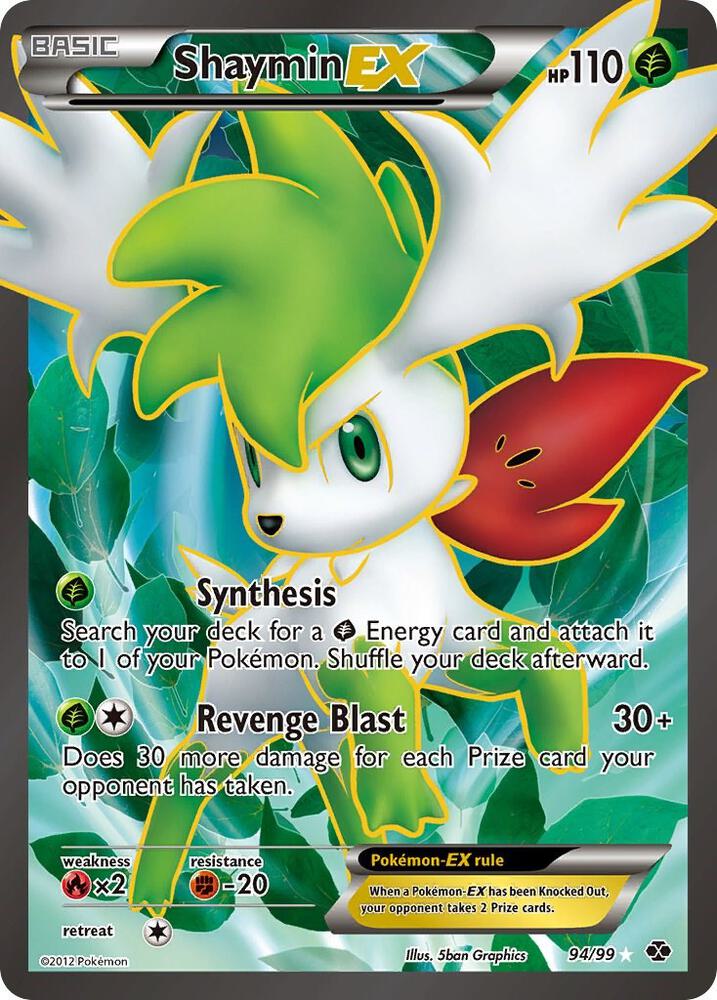 Shaymin EX (94/99) [Black & White: Next Destinies]