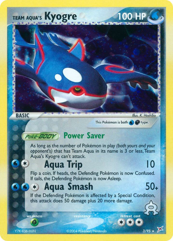Team Aqua's Kyogre (3/95) [EX: Team Magma vs Team Aqua]