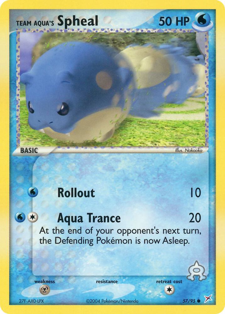 Team Aqua's Spheal (57/95) [EX: Team Magma vs Team Aqua]