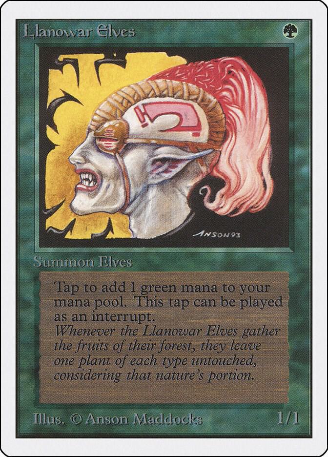 Llanowar Elves [Unlimited Edition]