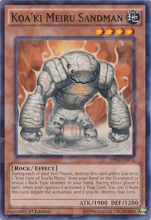 Koa'ki Meiru Sandman [BP03-EN072] Shatterfoil Rare