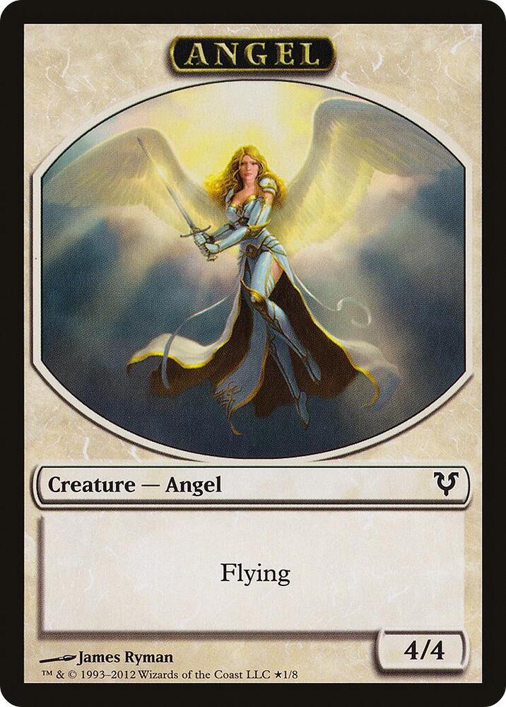 Angel // Demon Double-Sided Token [Avacyn Restored Tokens]