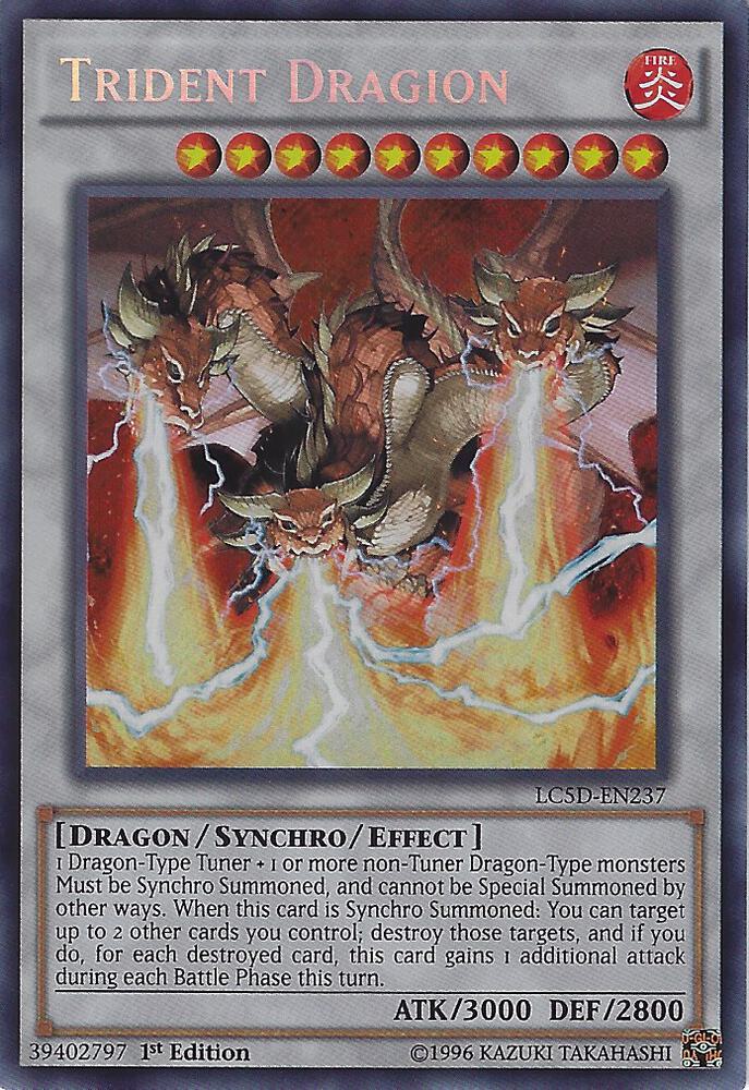 Trident Dragion [LC5D-EN237] Secret Rare