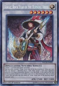 Virgil, Rock Star of the Burning Abyss [NECH-EN085] Secret Rare