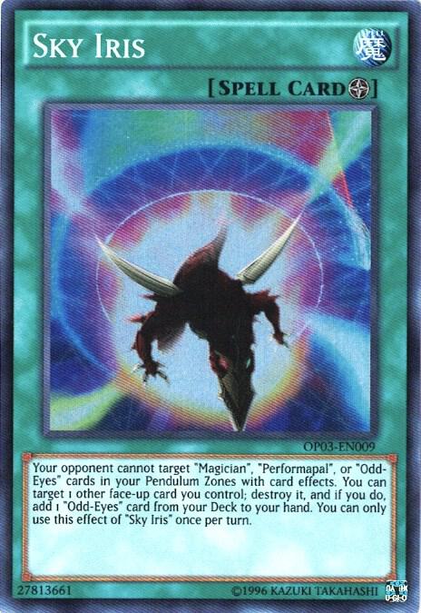 Sky Iris [OP03-EN009] Super Rare