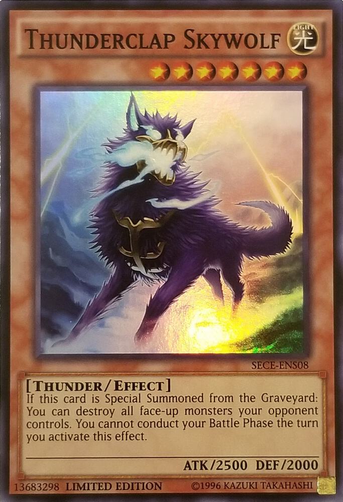 Thunderclap Skywolf [SECE-ENS08] Super Rare