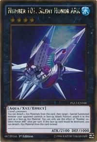 Number 101: Silent Honor ARK [PGL2-EN046] Gold Rare