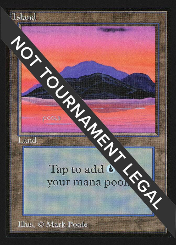 Island (Sunset / Signature on Left) [International Collectors' Edition]