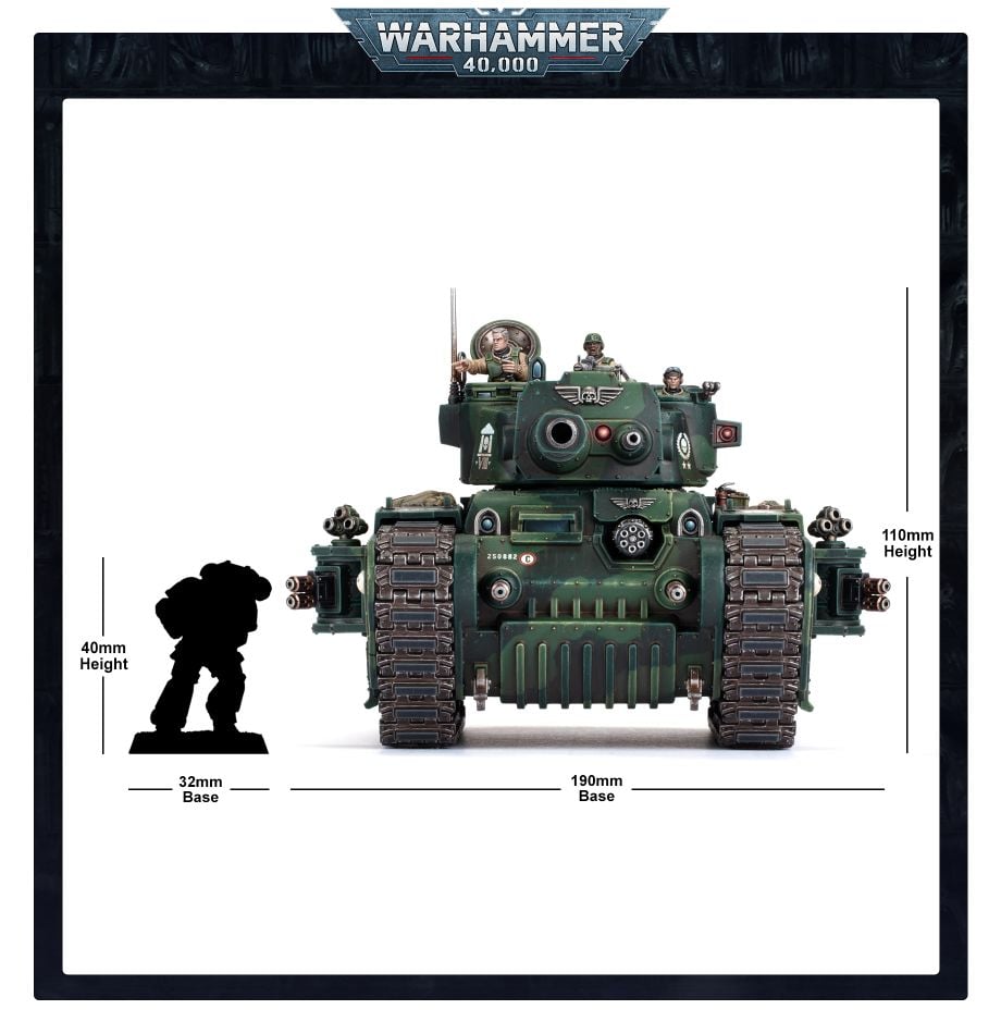 Warhammer 40k: Astra Militarum: Rogal Dorn Battle Tank