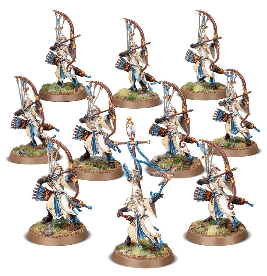 War Hammer: Age of Sigmar: Lumineth Realm-Lords: Vanari Auralan Sentinels
