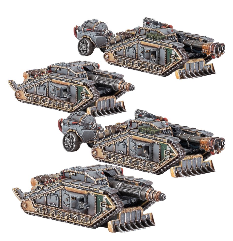 Warhammer, The Horus Hersey: Legions Imperialis: Solar Auxilia: Malcador Infernus and Valdor Tank Destroyers
