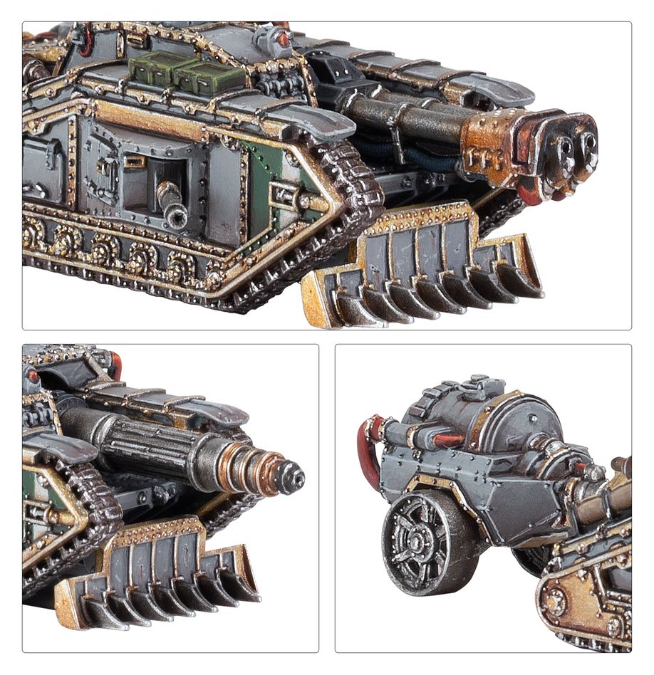 Warhammer, The Horus Hersey: Legions Imperialis: Solar Auxilia: Malcador Infernus and Valdor Tank Destroyers