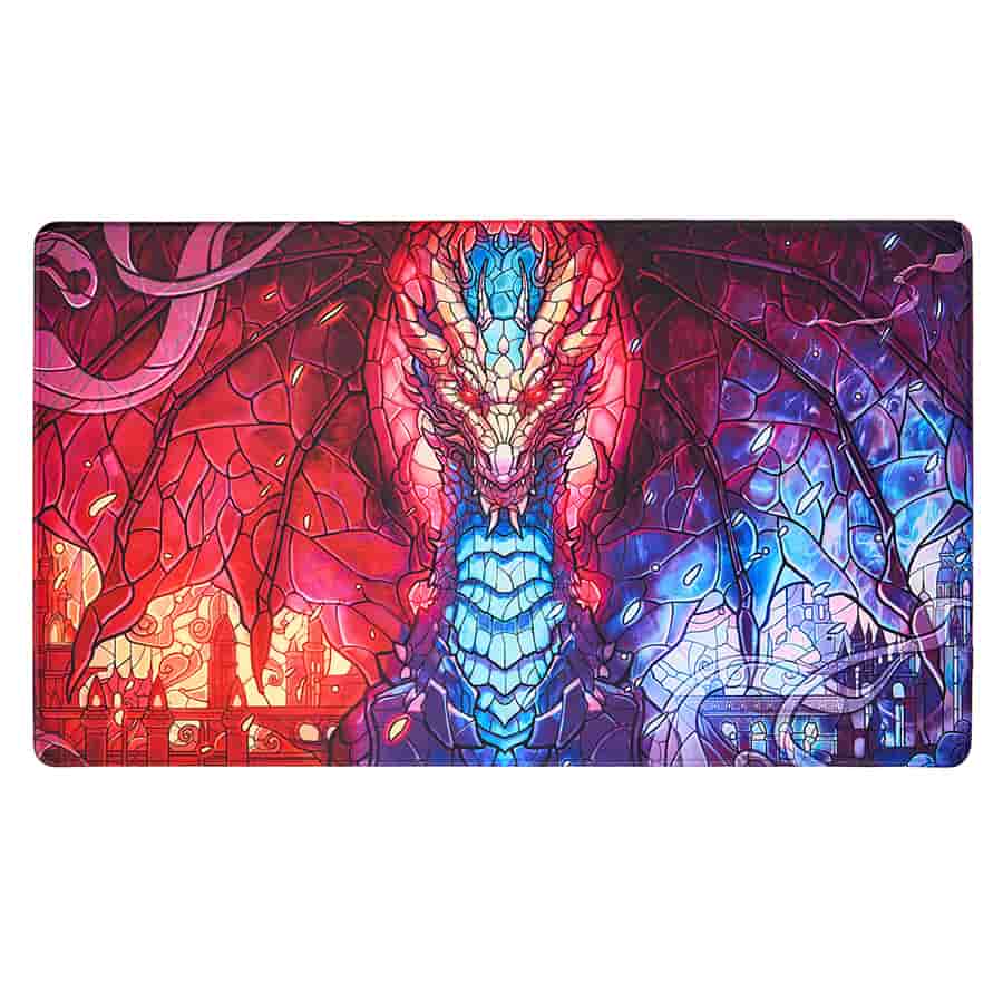 Arcane Fortress Playmat - Stained Glass: Fire & Ice