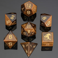 Dragon's Hoard Gemstone Polyhedral Dice Set
