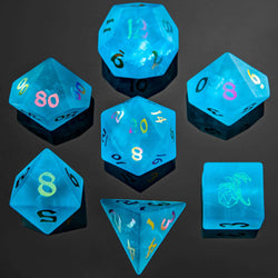 Dragon's Hoard Gemstone Polyhedral Dice Set