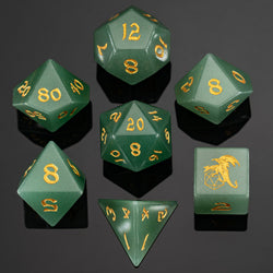 Dragon's Hoard Gemstone Polyhedral Dice Set