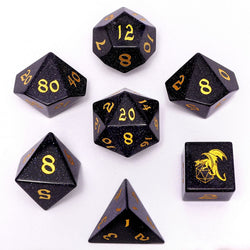Dragon's Hoard Gemstone Polyhedral Dice Set
