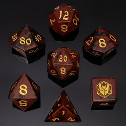 Dragon's Hoard Gemstone Polyhedral Dice Set
