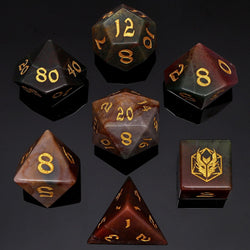 Dragon's Hoard Gemstone Polyhedral Dice Set