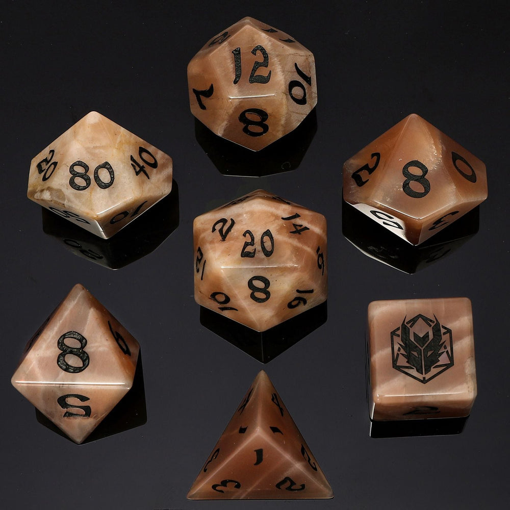 Dragon's Hoard Gemstone Polyhedral Dice Set