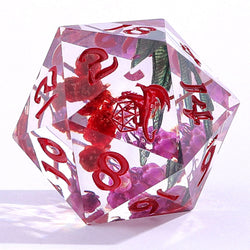 Captured Magic: Hand Sanded Sharp Edge Resin Dice Set