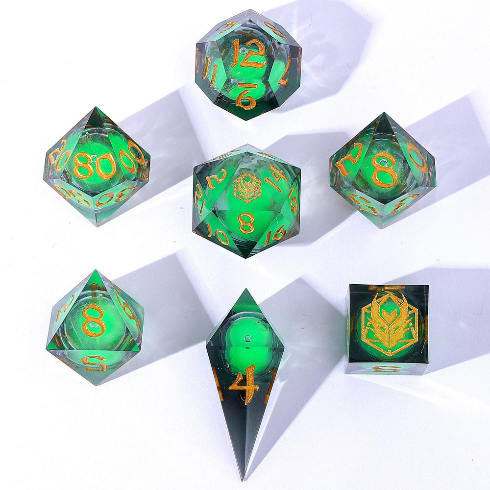 Glow in The Dark Sharp Edge Liquid Core Resin
