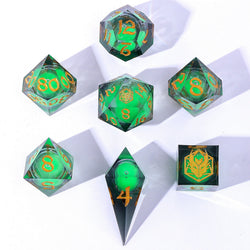 Glow in The Dark Sharp Edge Liquid Core Resin
