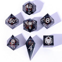 Captured Magic: Hand Sanded Sharp Edge Resin Dice Set