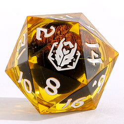Captured Magic: Hand Sanded Sharp Edge Resin Dice Set