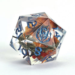 Captured Magic: Hand Sanded Sharp Edge Resin Dice Set