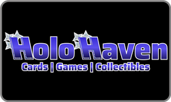 Holo Haven Premium Stitched Edge Playmat - Holo Haven Logo