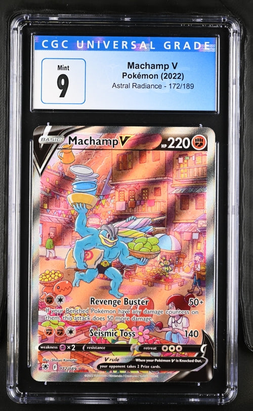 2022 Pokémon Astral Radiance Machamp V 172/189 - CGC 9 - 4084766001