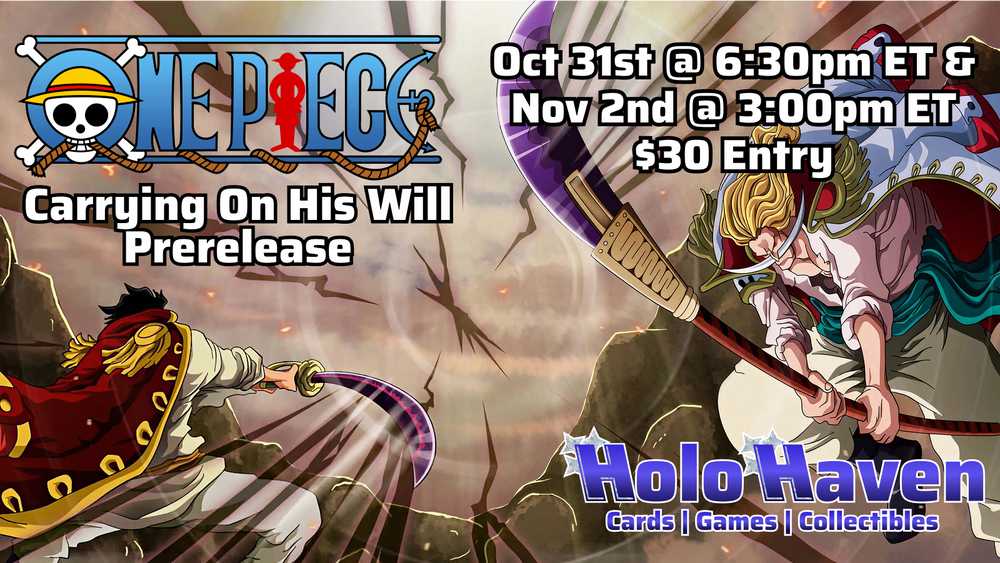 Special Event - One Piece Carrying On His Will Prerelease