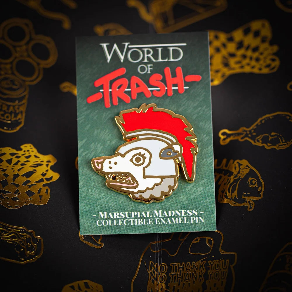 World of Trash Enamel Pin