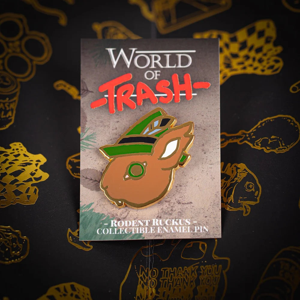 World of Trash Enamel Pin