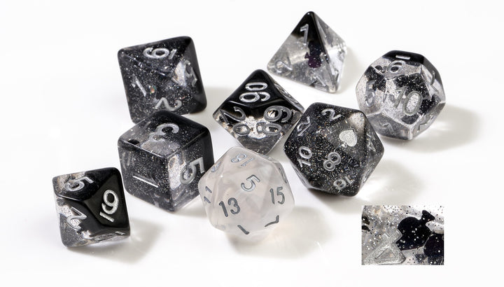 Sirius Dice 7ct Translucent Spades